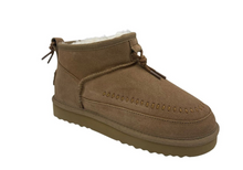 Lade das Bild in den Galerie-Viewer, OB5110 Camel OOG Damen Leder Boots mit Teddyfell EU
