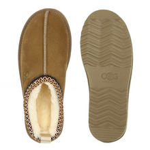 Lade das Bild in den Galerie-Viewer, OBTC16 Khaki OOG Cozy Hausschuhe aus Echten Leder EU
