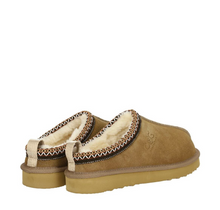 Lade das Bild in den Galerie-Viewer, OBTC16 Khaki OOG Cozy Hausschuhe aus Echten Leder EU
