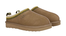 Lade das Bild in den Galerie-Viewer, OBTC16 Green OOG Cozy Hausschuhe aus Echten Leder EU
