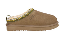 Lade das Bild in den Galerie-Viewer, OBTC16 Green OOG Cozy Hausschuhe aus Echten Leder EU
