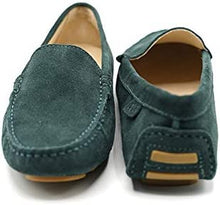 Lade das Bild in den Galerie-Viewer, OOG Damen Klassisch Wildleder Krawatte Penny Loafers Gemütlich Handgefertigt Damen Mokassins Slippers
