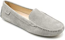 Lade das Bild in den Galerie-Viewer, OOG Damen Klassisch Wildleder Krawatte Penny Loafers Gemütlich Handgefertigt Damen Mokassins Slippers
