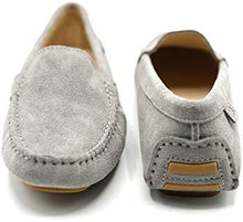 Lade das Bild in den Galerie-Viewer, OOG Damen Klassisch Wildleder Krawatte Penny Loafers Gemütlich Handgefertigt Damen Mokassins Slippers

