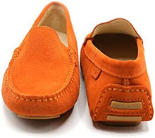 Lade das Bild in den Galerie-Viewer, OOG Damen Klassisch Wildleder Krawatte Penny Loafers Gemütlich Handgefertigt Damen Mokassins Slippers
