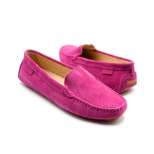 Lade das Bild in den Galerie-Viewer, OOG Damen Klassisch Wildleder Krawatte Penny Loafers Gemütlich Handgefertigt Damen Mokassins Slippers
